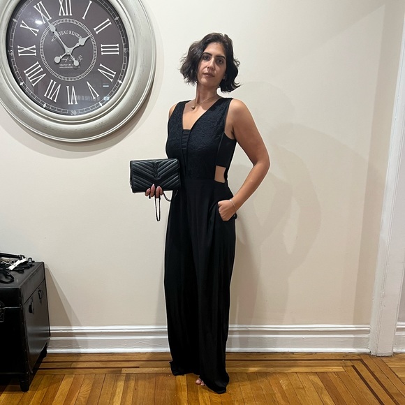 Xoxo lace cut out dressy jumpsuit - Picture 2 of 7